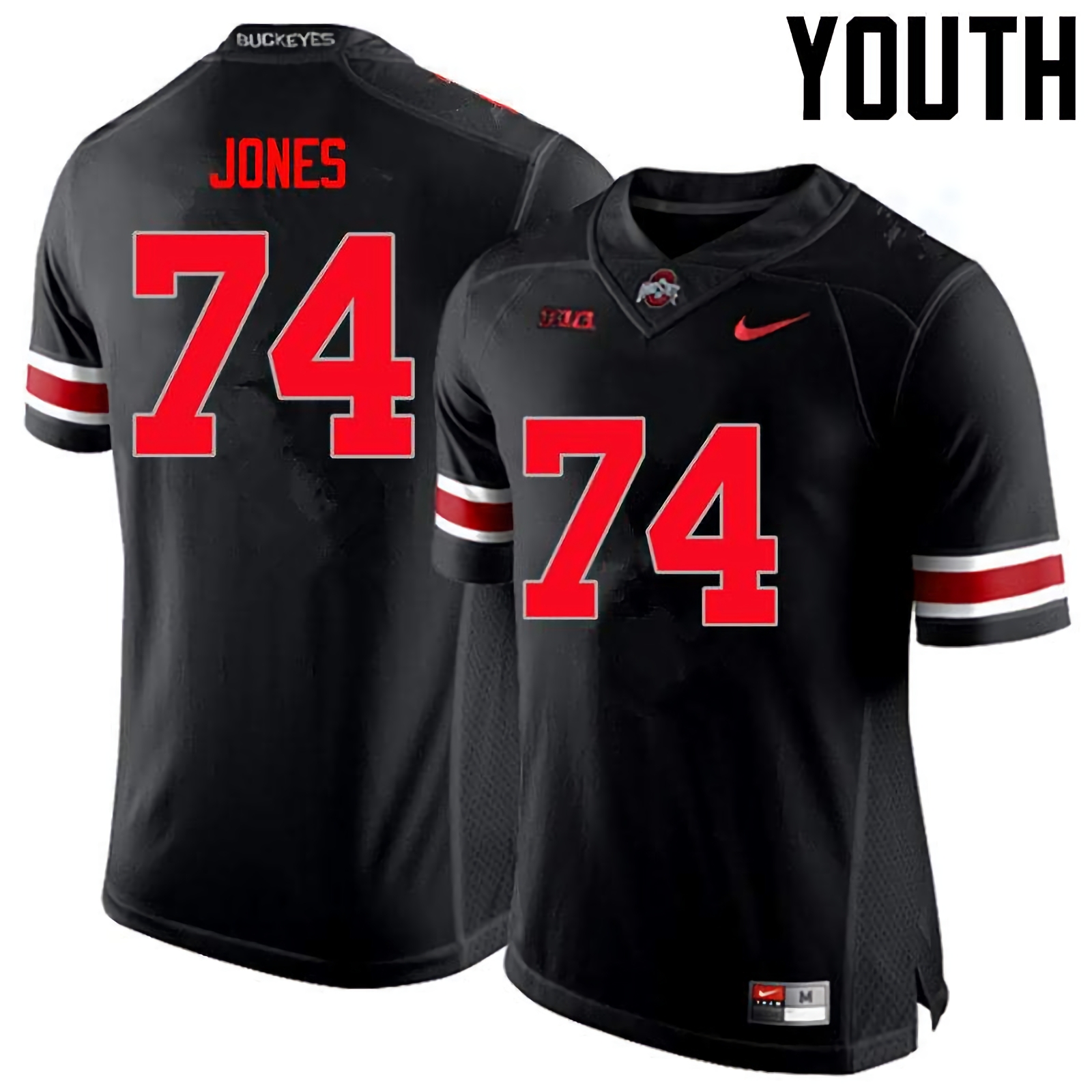 Jamarco Jones Ohio State Buckeyes Youth NCAA #74 Nike Black Limited College Stitched Football Jersey GHC1256XD